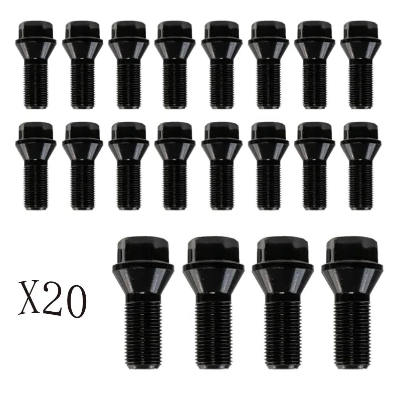 A36136781151 Car Accessories Wheel Lug Bolts Steel Nuts 36136781151 For BMW X3 X5 E70 E71 F20 F25 Wheel Bolts Car Accessories