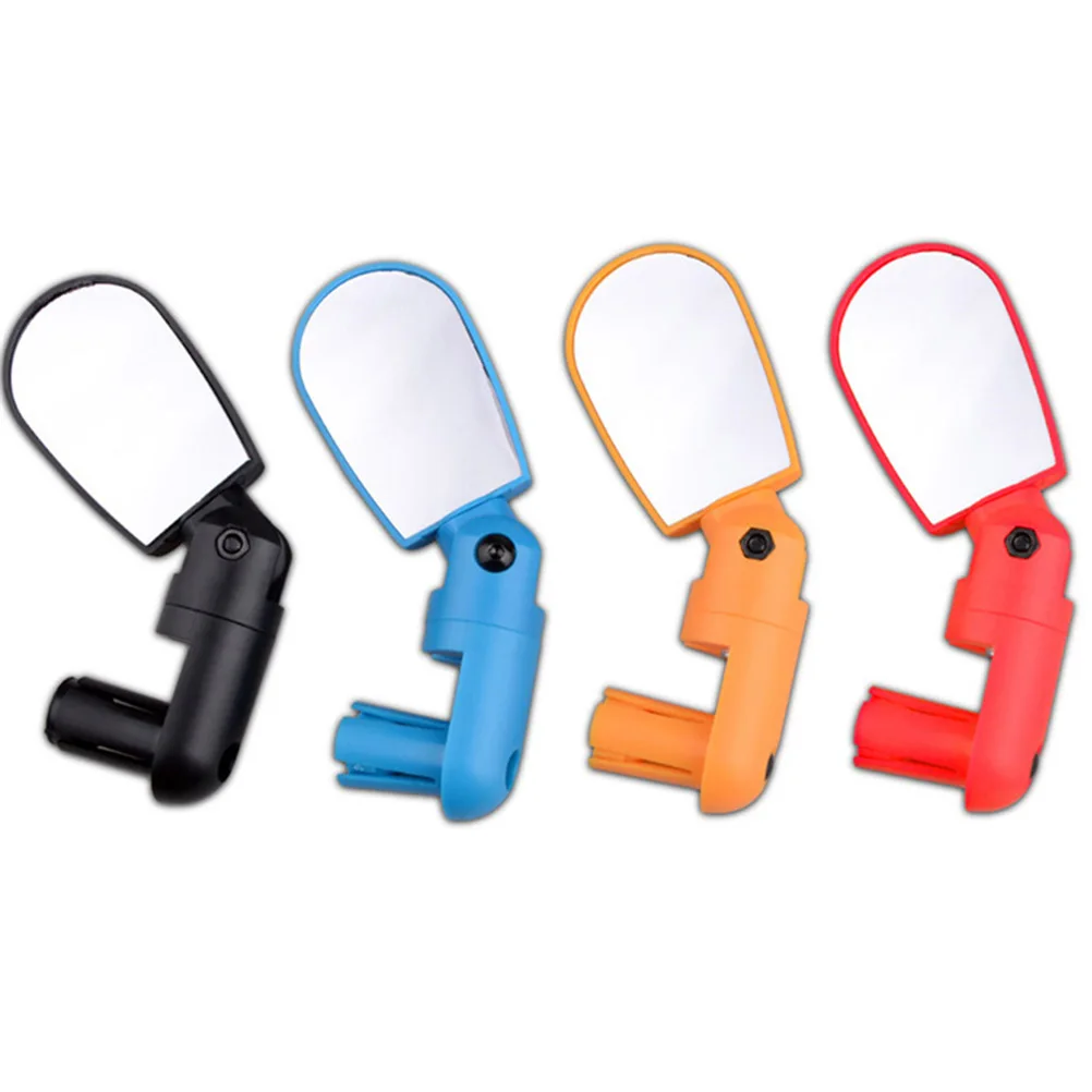 

2pcs Bike Rear View Mirror Handlebar Set 360-Degree Adjustable Universal Fit For Mtb Road Folding Bikes High-Brightness Flat
