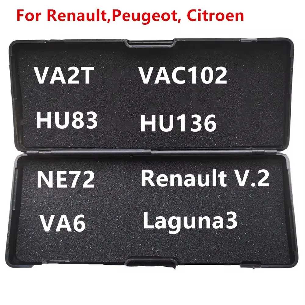 LiShi 2 in 1 VA2T VA2 HU83 NE72 VAC102 HU136 VA6 for Renault V.2 Laguna3 Locksmith Tools For Renault,Citroen Peugeot car keys