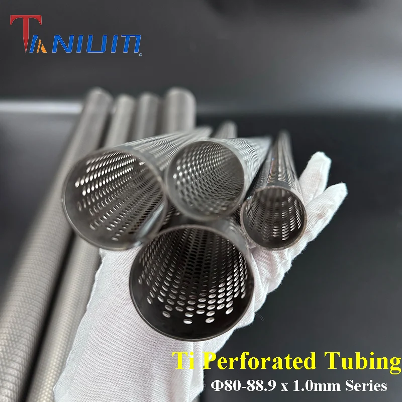

127mm Titanium Punch Filter Tube Perforated Metal Cylinder for Industrial Processing for customer