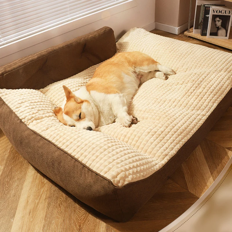 Cozy Nest Dog Bed – Warm Cushioned Bed for Medium to Large Dogs