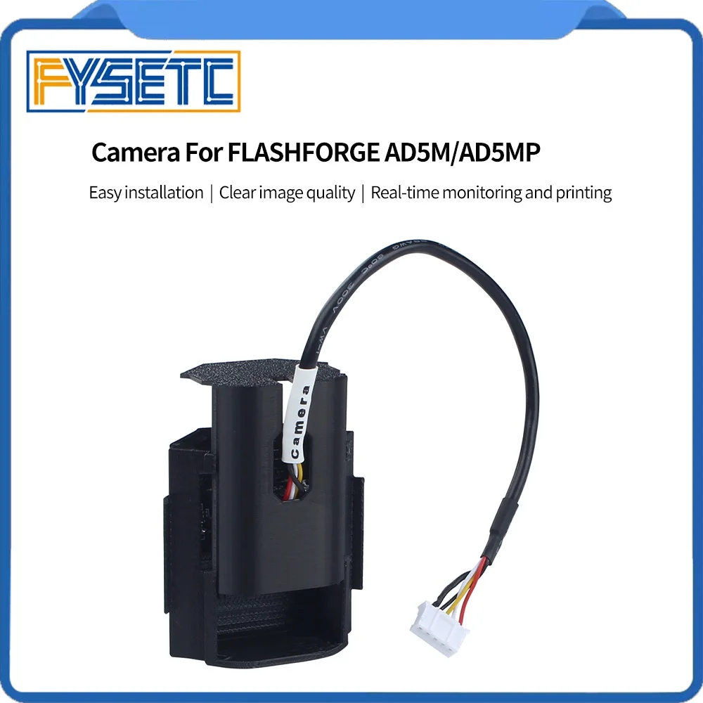 

Комплект камеры FLASHFORGE AD5M/AD5MP, простая установка и мониторинг в реальном времени, камера для 3D-печати, высококачественный аксессуар для 3D