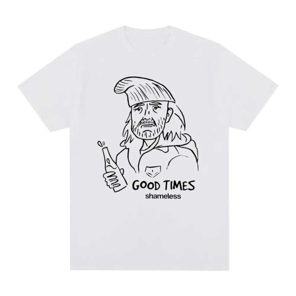 Shameless Cotton Men T shirt New Tee Tshirt Womens Tops Frank Gallaghers good times Vintage T-shirt  oversized graphic t shirts