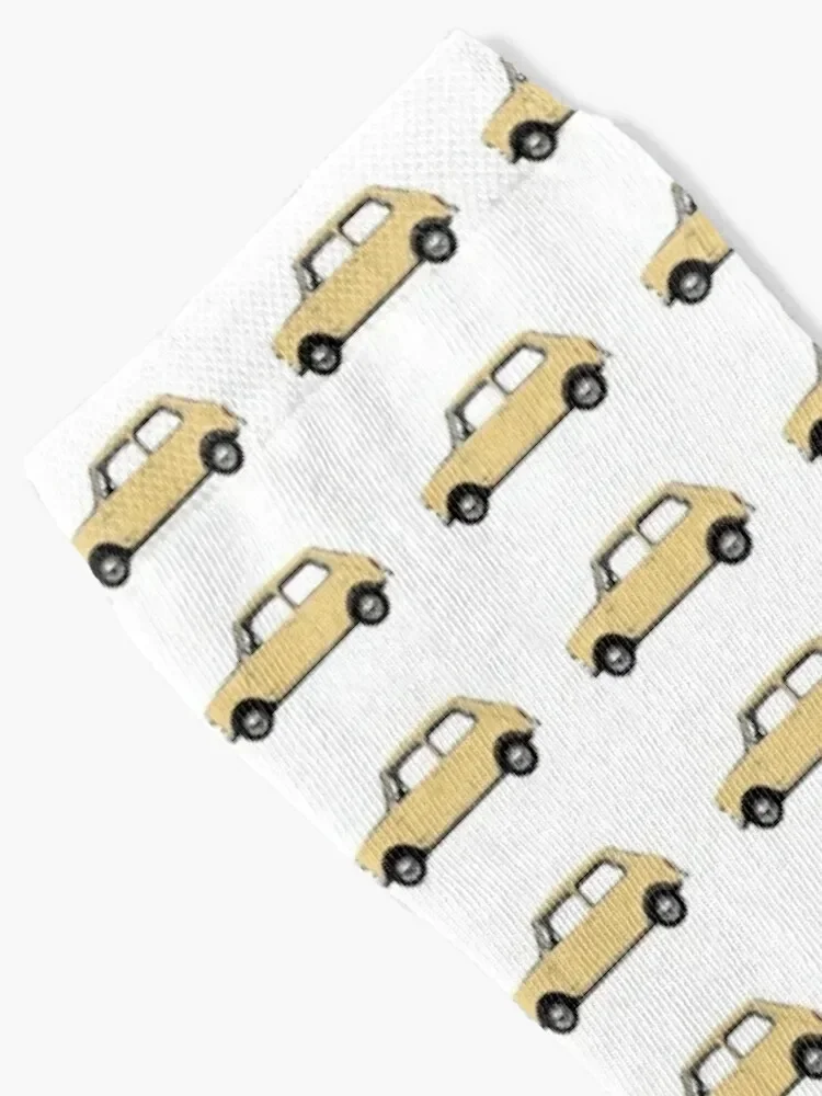 1965 Morris Mini Deluxe Pale Primrose Socks fashionable Heating sock Crossfit Girl'S Socks Men's