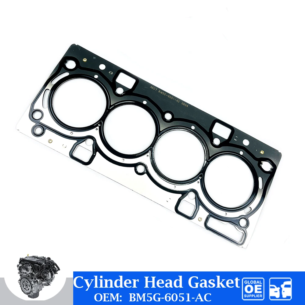 

Engine Cylinder Head Gasket For Ford 1.6 Ecoboost C-Max Fiesta Focus Kuga 1.6T 13-16 Auto Parts Car Accessories OE BM5G-6051-AC