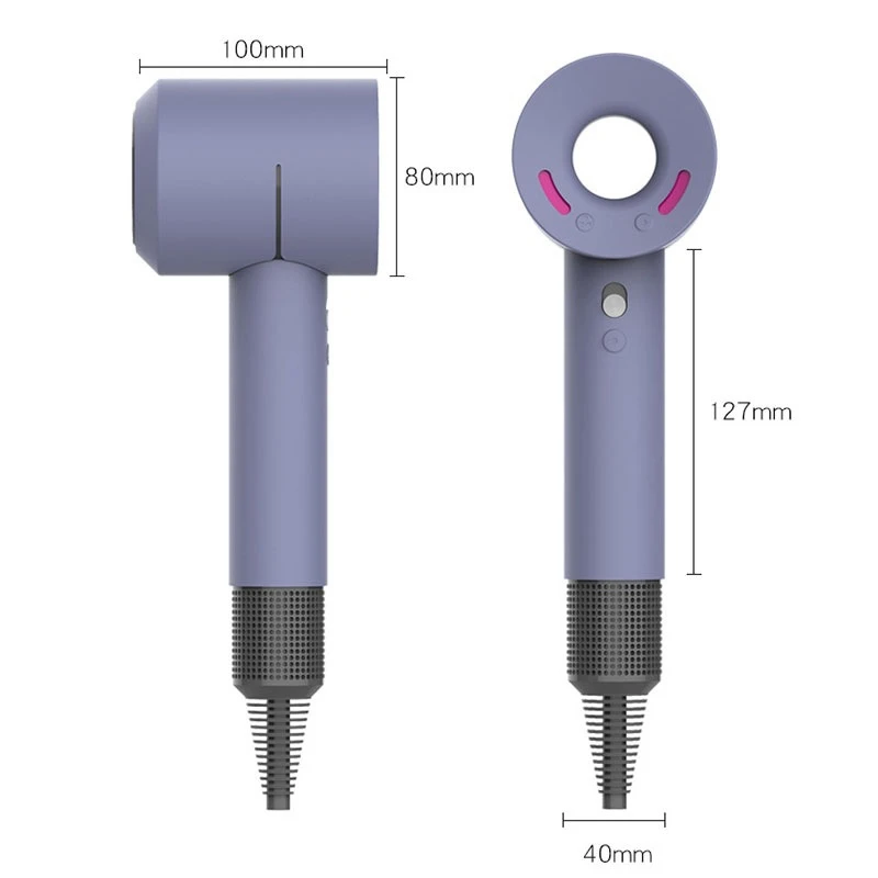 

Фиолетовый мягкий силиконовый защитный чехол для фена Dyson Supersonic, 360 Full