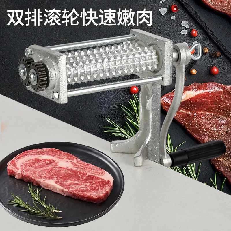 For Household Manual Meat Tenderizer Cast Iron Steak Beef Loosening Machine Kitchen Meat Processing Tool