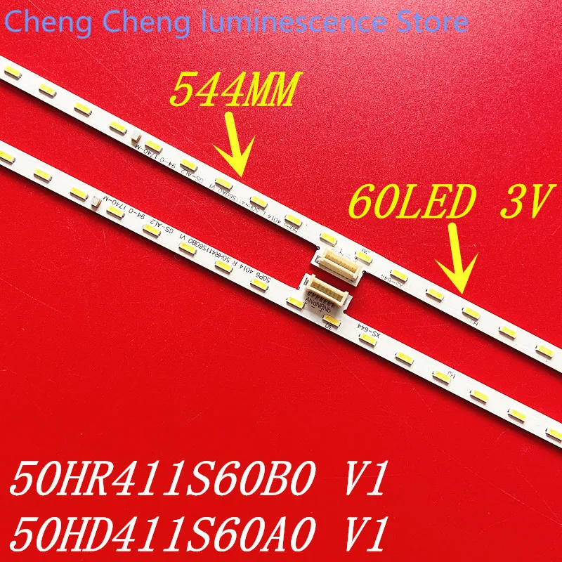 FOR NEW 50P6 50A860U  50HR411S60B0 V1 50HD411S60A0 V1   3V   544MM   60LED  100%NEW  LED backlight strip