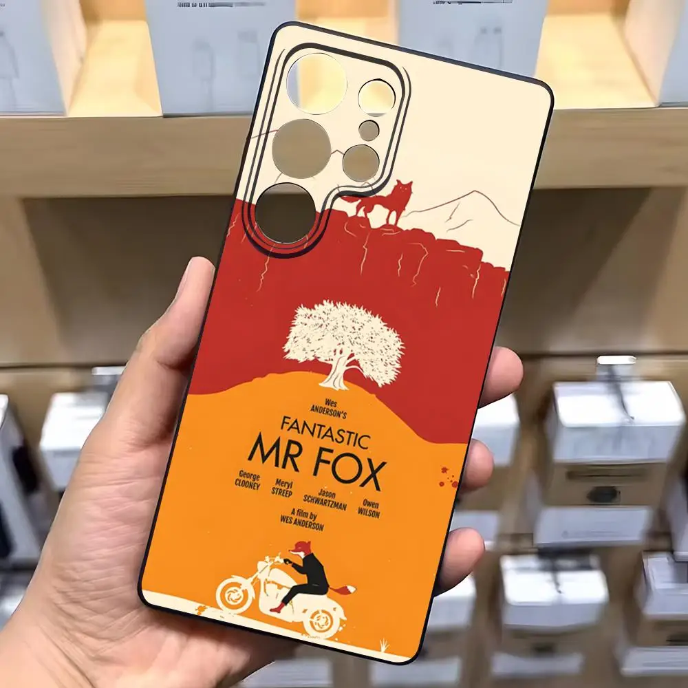 F-Fantastic Mr F-Fox Phone Case For Samsung S26 S25 S24 FE S23 S22 S21 Plus S20 Ultra Note20Ultra Black Soft Shell