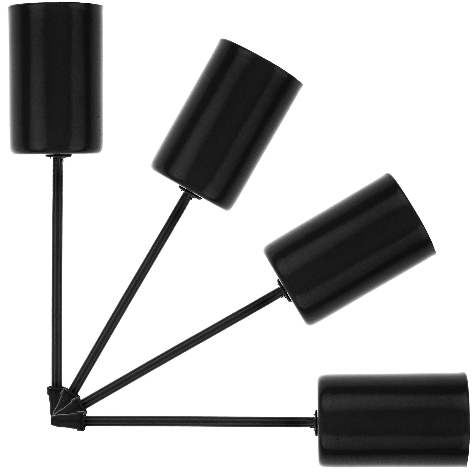 4 قطعة حامل حصص الفولاذ المقاوم للصدأ تفتق الشمعدان لحاملي ديكور جارلاند هدايا الحفلات