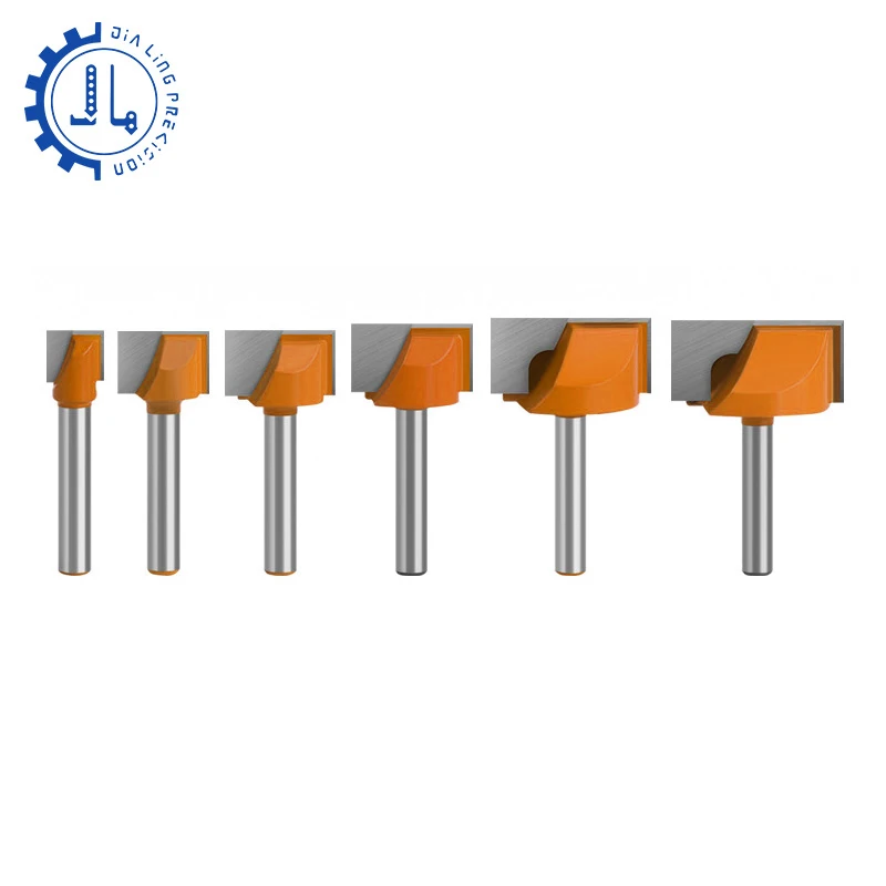 6mm Shank Router Bit Set for CNC Cleaning Bottom Bit Milling Cutter 8mm for Wood Router Bits for Woodworking