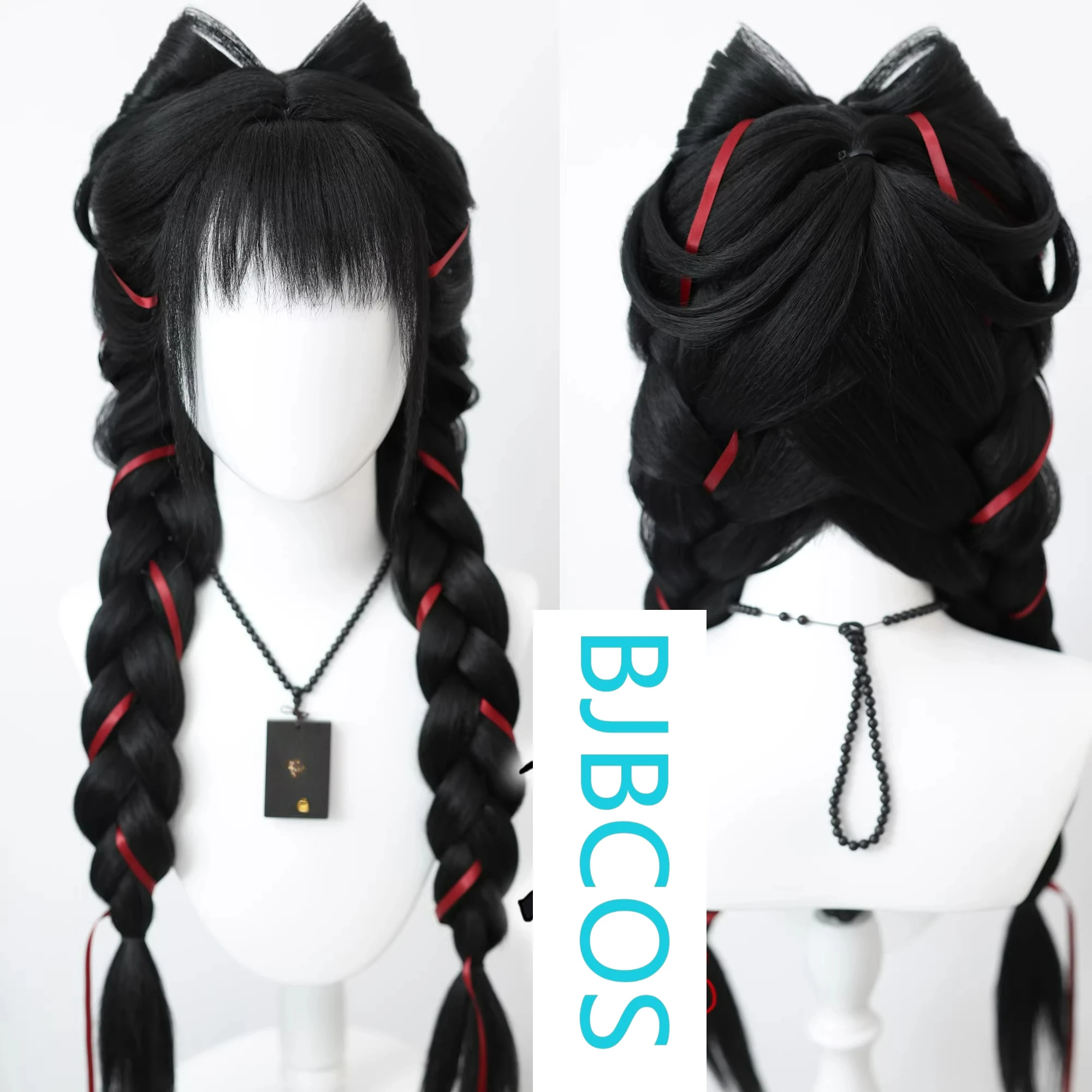 [Styled Wig]WHERE WINDS MEET Nine Pawnshop Corn Beard Pan Hair Styling COS Styling Wig Set