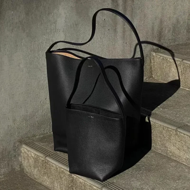 LUXURY Handbag High Quality Leather Large Capacity Commuter Tote Bag Women's Underarm Shoulder Bag Bucket Bag