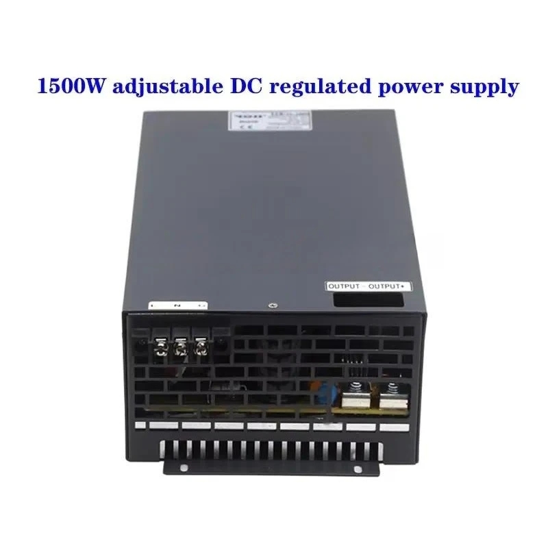 1500W Adjustable DC Regulated Power Supply 0-250V High Efficiency Stable Output Multiple Protection for Lab Repair Testing