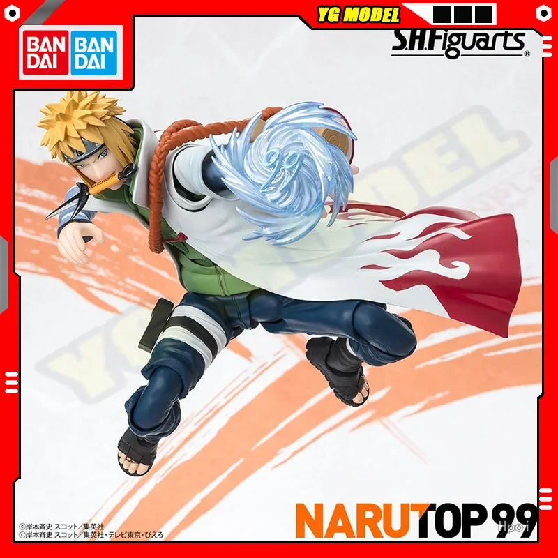 BANDAI Naruto Shippuden Namikaze Minato Action Figures Model S.H.Figuarts Active Joint Toys  Brand New Genuine Original