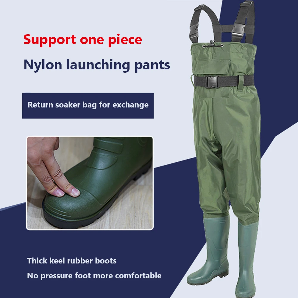 Outdoor Waist Waders With Boot, Boot Foot Waist Wader, Waterproof Fishing Waders With Boot For Fishing Kayaking Men Wholesale