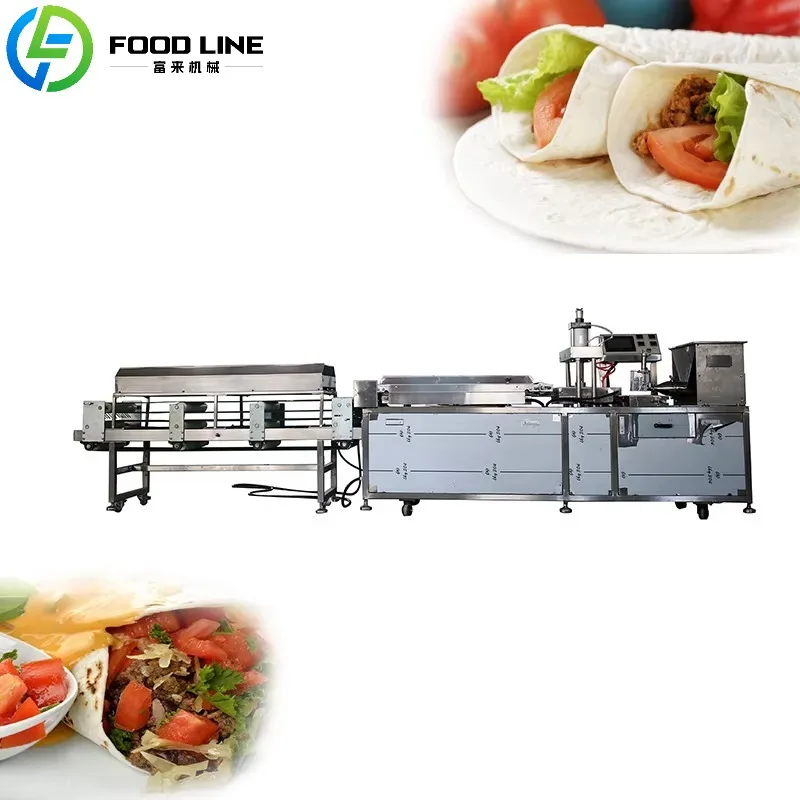 Industrial Mexican Corn Flour Tortilla Machine AutomaticMexican Tortilla Making Machine Commercial Pancake Maker Customzied
