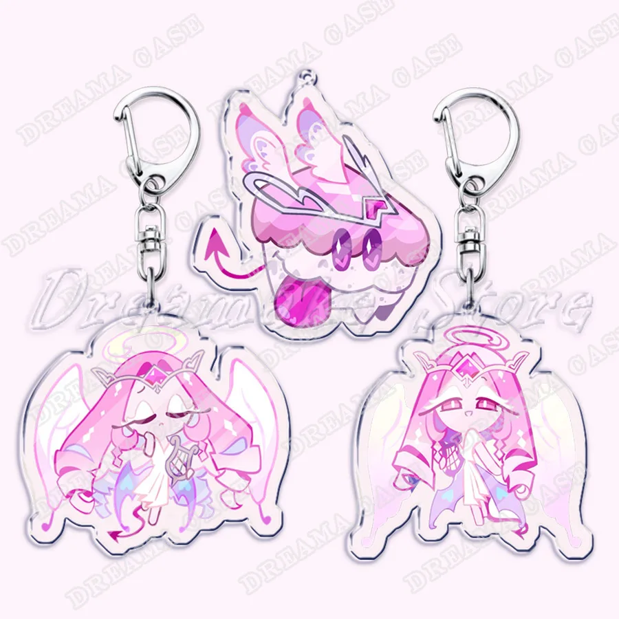 Juego Popular Cookie Run llavero acrílico de azúcar eterno accesorios de mujer llavero de canción Fans regalo de amistad