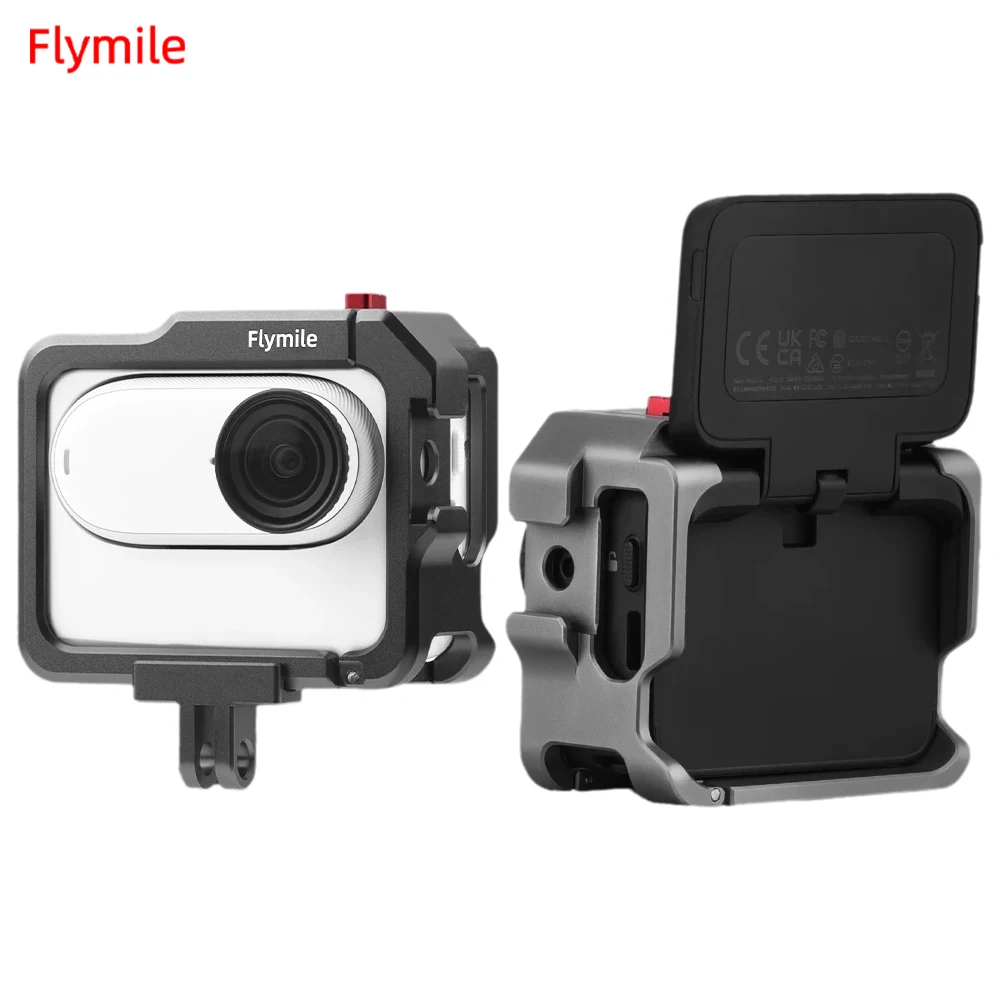 �y�Z�[�����zFlymile ���^���P�[�W Insta360 GO3S/GO3 �x�[�� �X�|�[�c�J�����A�N�Z�T���[ �R�[���h�V���[�u���P�b�g�P�[�W�ی�t���[��