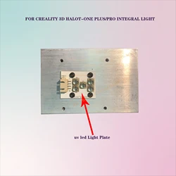 UV LED 라이트 플레이트 또는 CREALITY 3D HALOT-ONE PLUS/PRO 일체형 조명 3D 프린터 액세서리 PN 반도체 UVLED