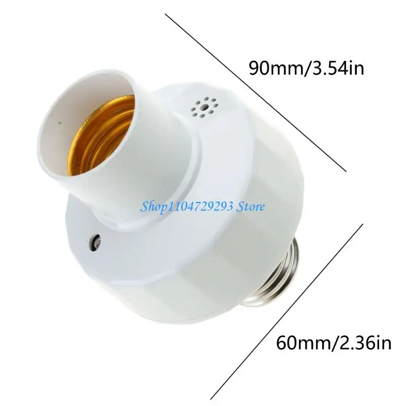 Easy Installation E27 Motion Detection Light Socket for Temporary Lighting in Basements Hallways Automatic OnOff Light 
