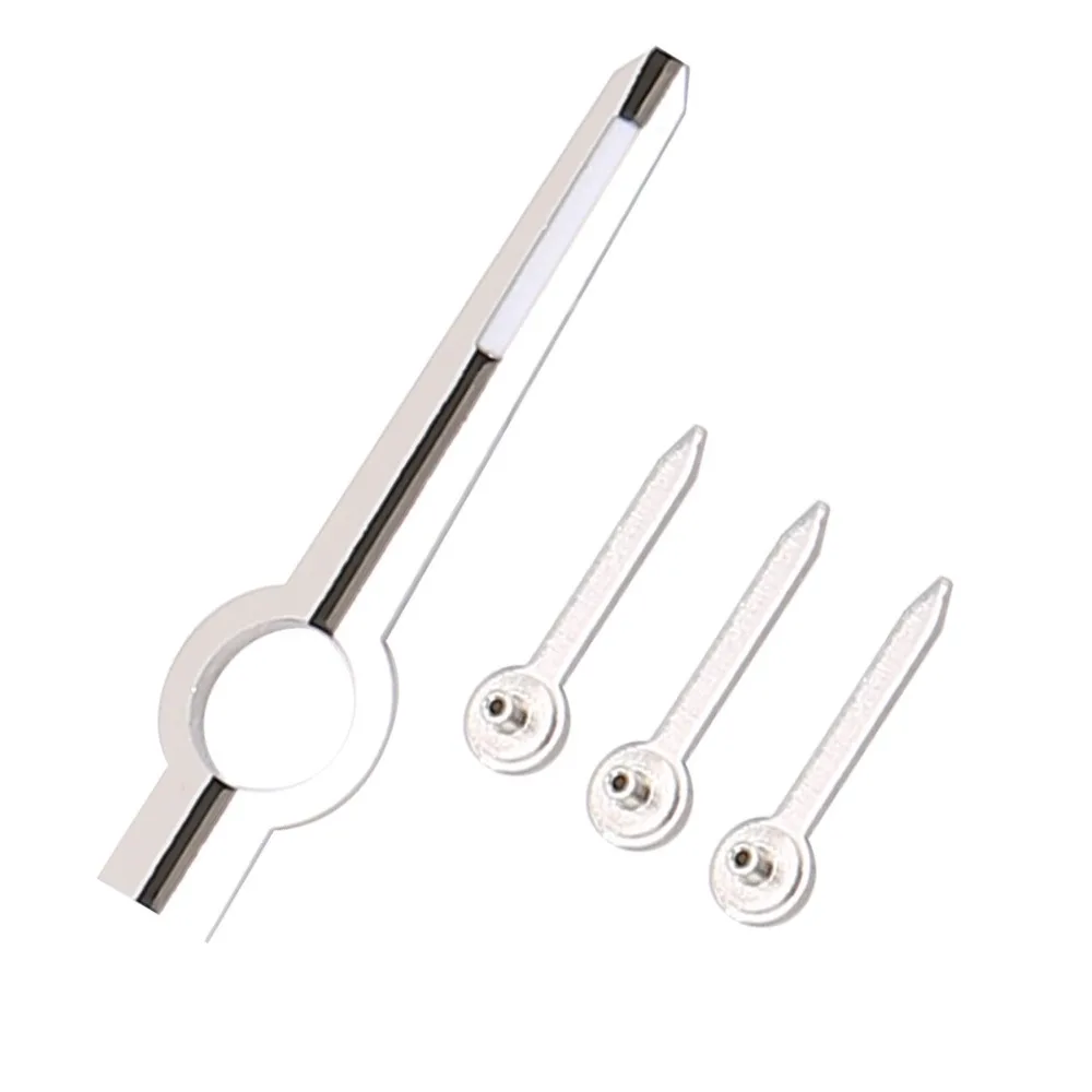 6Pcs Professional Alloy Watch Hands Set Small Size Silver Watch Repair Parts Replacement Watch Hands for Watch Store