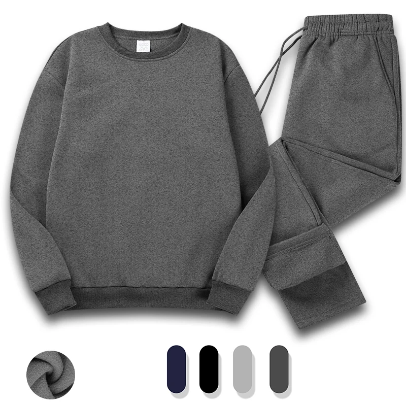 Mens 2 Piece Tracksuit Sweatsuit Jogging Suits Sets Half Turtleneck and Sweatpants Casual Workout