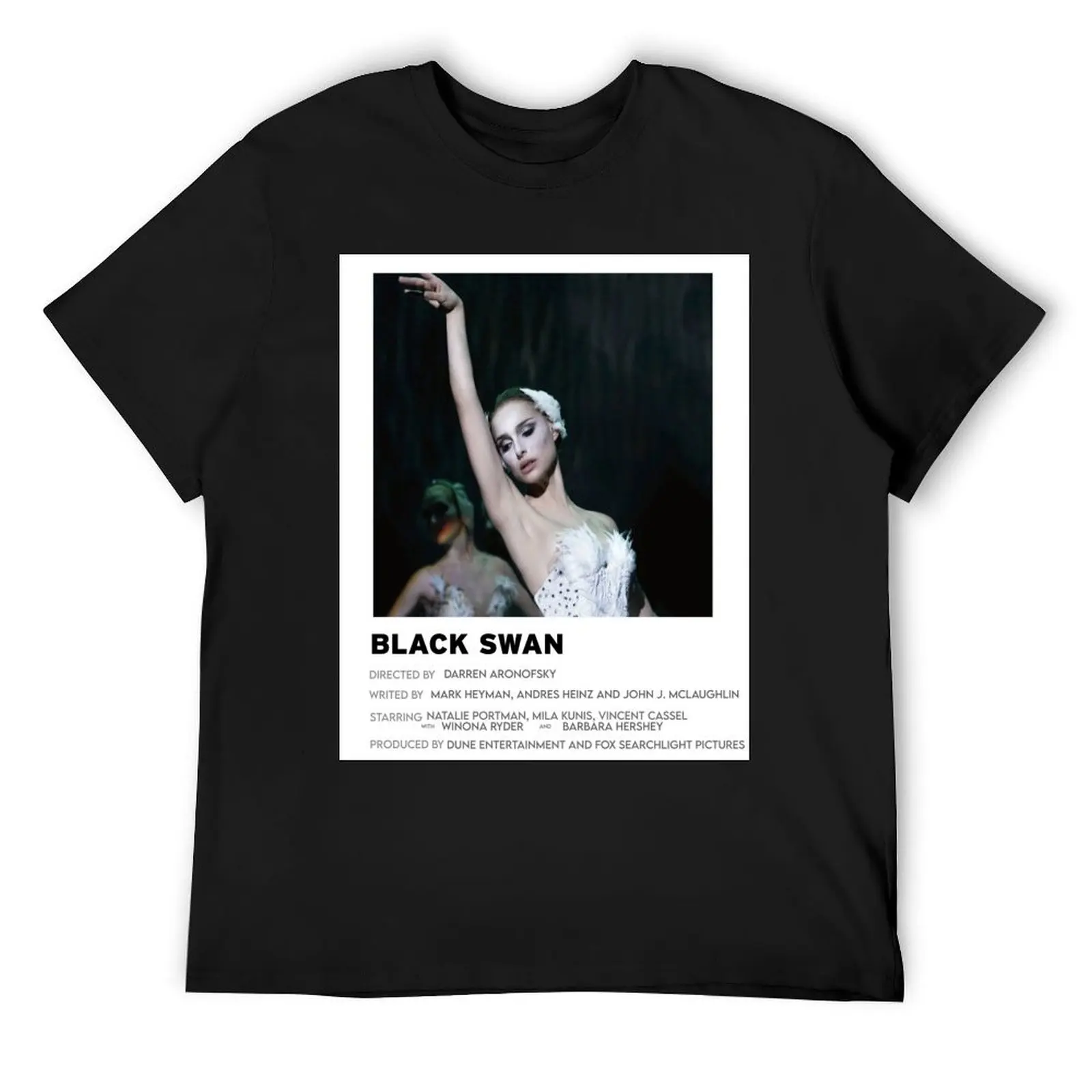 

Black Swan Minimalist Poster T-Shirt valentines clothes oversize t-shirts man affliction shirts tshirts for men