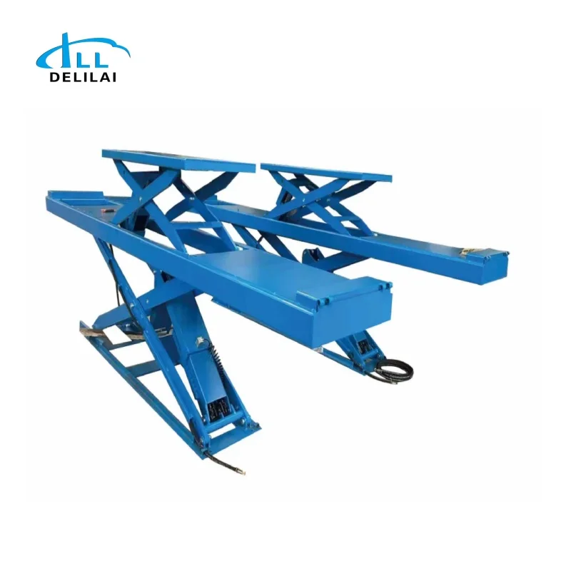 CE Approved In-Ground Double-Level Electric Scissor Lift 5t 5m High-Rise Alignment For Car Repair COH-500A Model 10-Year