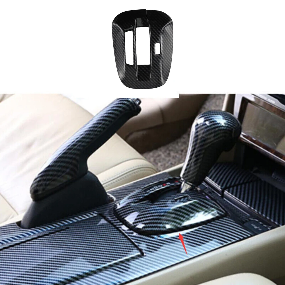 Improve the aesthetics of your car with this Carbon Fiber Console Gear Shift Panel Trim for For Accord 2008 2013