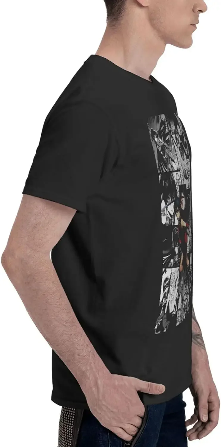 Akame Ga Kiilll Anime T Shirts Men's Summer Casual Fashion Loose Cotton Crew Neck Short Sleeves Shirt Sports T Shirt view 3
