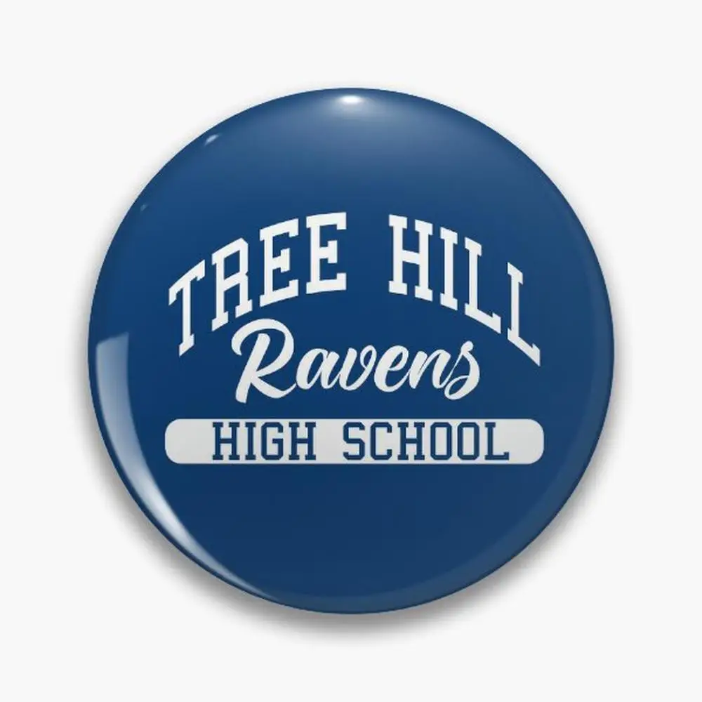 Treehill Ravens Pin Buttons Brooches  Jewelry Accessory Customize Brooch Fashion Lapel Badges