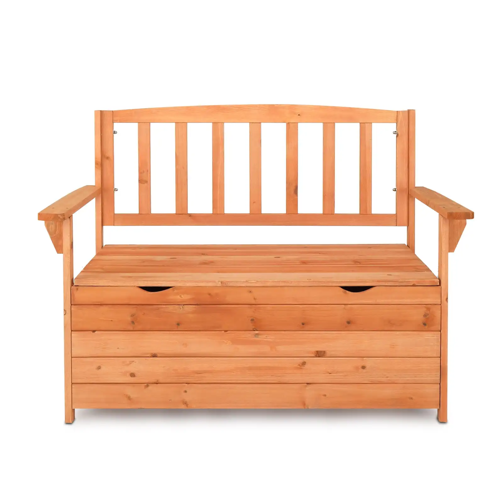 

Outdoor Storage Bench Deck Box for Patio Furniture, Front Porch Decor and Outdoor Seating - Cedar