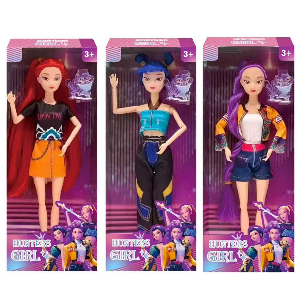 HOT Nieuwe Demon Hunters action figure Speelgoed Rumi Mira zoi KPop Demon Hunters Karakter Vinyl Masker Beeldje Fan Club Verjaardagscadeautjes