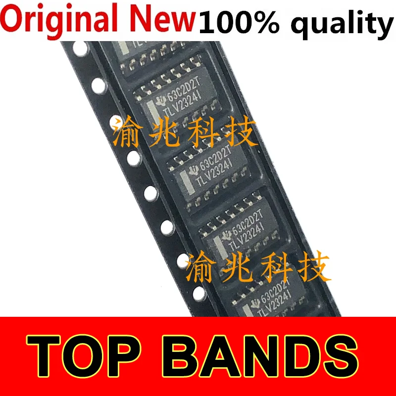 10Pcs~50Pcs Original TLV2324IDR TLV2324ID TLV2324I SOP-14 IC Chipset NEW Original