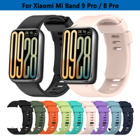 Silicone Strap For Xiaomi Mi Band 9 Pro/8 Pro Smart Band Bracelet Wristbands For Xiaomi Redmi Watch 4 Smart watch Sport Strap
