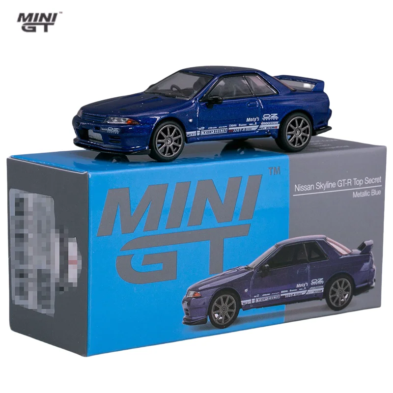 1:64 Nissan Skyline GTR Top Secret #589 35GT-RR #311 alloy die-cast simulation car model, boys' toys, adult collection pieces