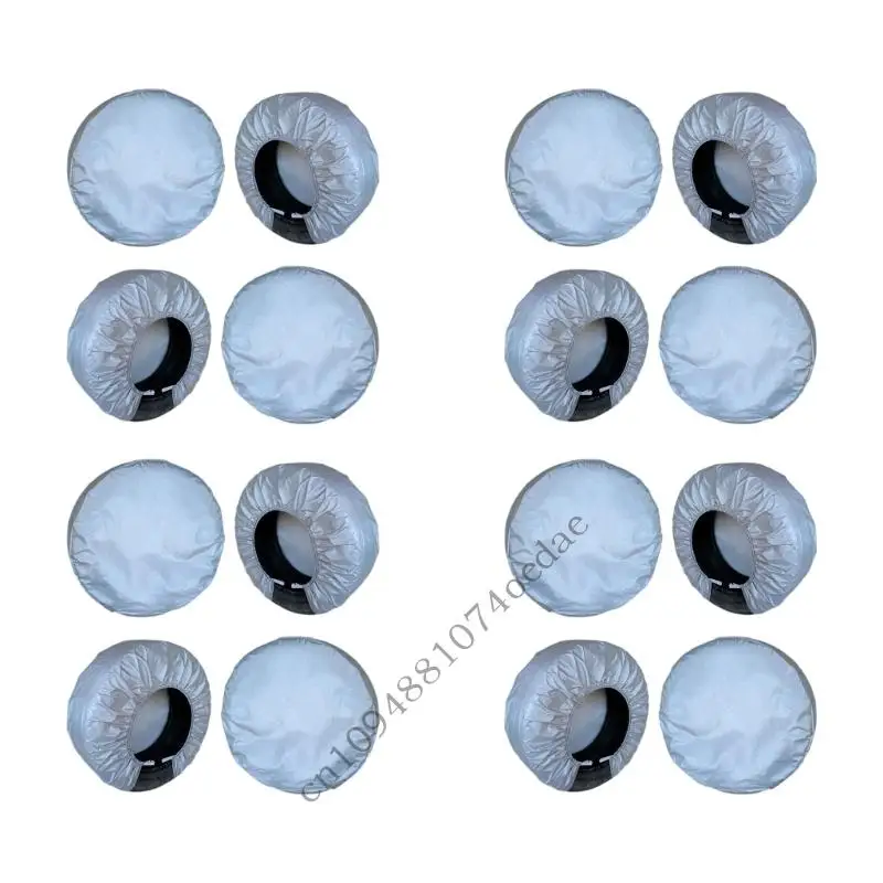 

0xxc тяжелые защитные защитники шин для шин для 21-32 дюймов колеса серебряный цвет устойчивый