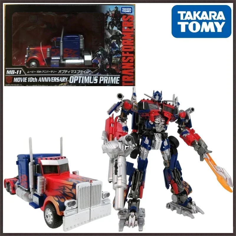 En Stock Takara Transformers MB versión regular MB-11 Optimus Prime coleccionar figura de acción Robot Anime modelo de acción juguetes regalo