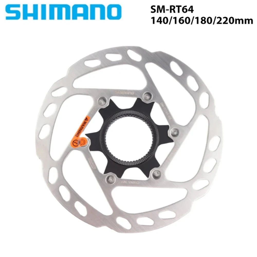 SHIMANO Disc Brake Rotor SM RT64 140/160/180/220mm Center Lock Suit Brake Rotor for Mountain Bike