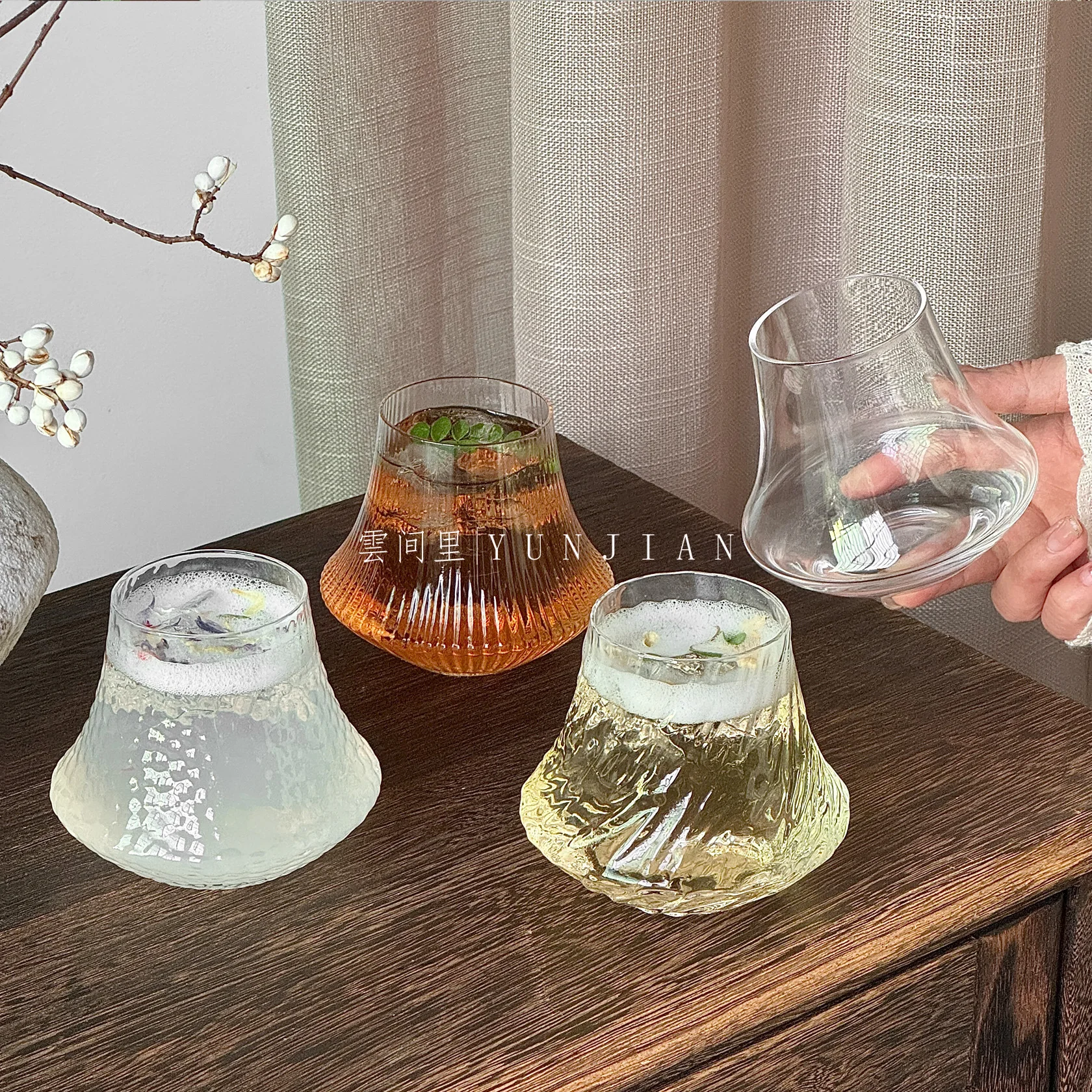 

Coffee Cold Brew Glass Cup Iced Americano Latte Cup Coffee Cup Cold Drink Cup Whiskey Glass Spirit Cup