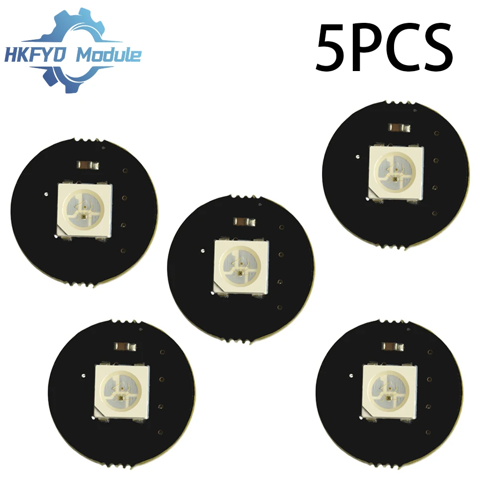 5-100PCS RGB LED Anello 1 Bit LED WS2812 5050 RGB LED Lampada ad anello con driver integrati per Arduino