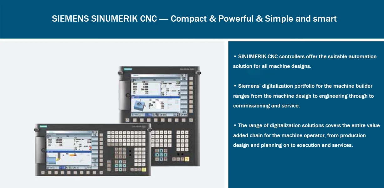 Operasyon CNC Makine Kontrol Paneli Sinumerik Siemens 808D takım tezgahları aksesuarları