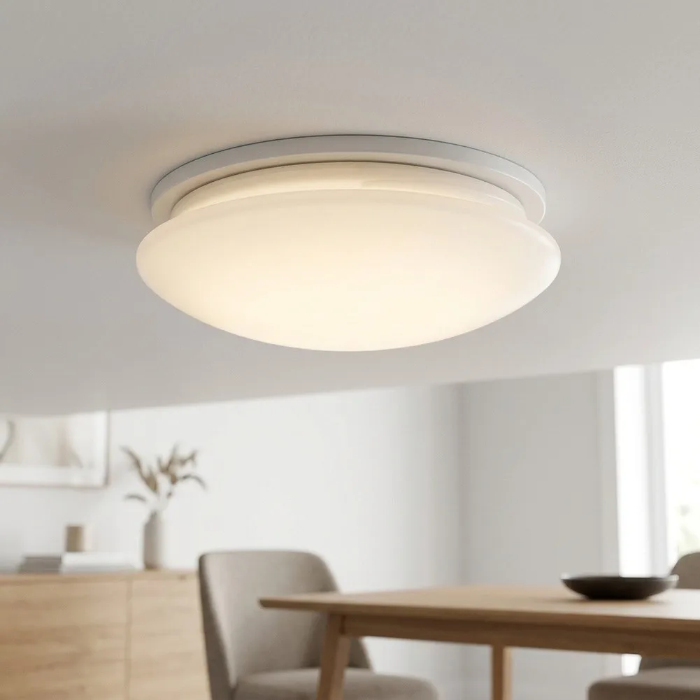 For Acrylic Round Light Cover for Ceiling Fans and Chandeliers 197 47 218mm White Compatible with Dome Fixtures
