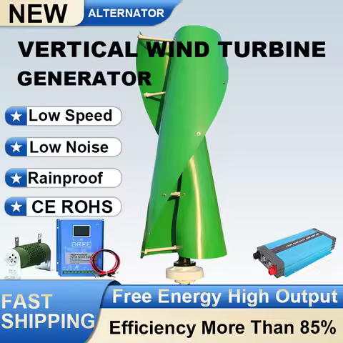 Fast Delivers 10kw Vertical Axis Maglev Wind Turbine Free Energy Household Wind Turbine Low Speed Low Noise with Off-grid System
