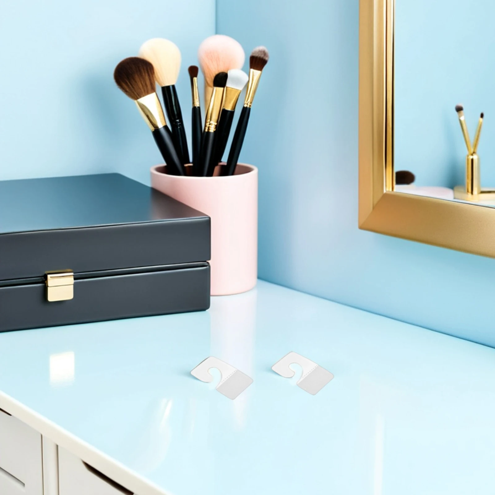 

360Pcs Slot Hole Adhesive Hang Tabs Clear Removable Sticky Hooks for Retail Displays Home Organization Heavy Duty Plastic