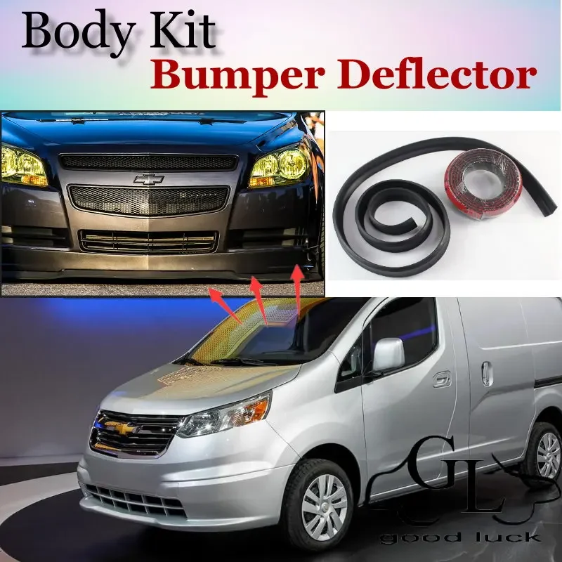 Bumper Lip Deflector Lips For Nissan Evalia NV200 Vanette For Chevrolet City Express Front Spoiler Skirt / Body Kit / Strip