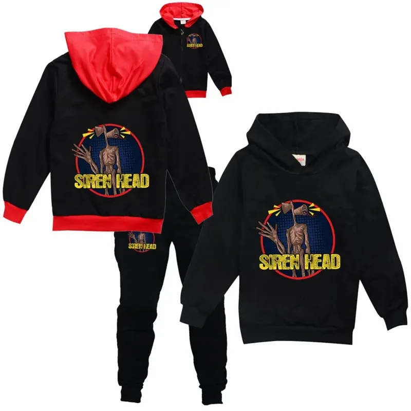 

AA wat Game FNAF Сирена Одежда для головы Детская толстовка с капюшоном Спортивные штаны Комплекты из 2 предметов Толстовки с героями мультфильмов для мальчиков Подростки Девочки 2025 Новинка