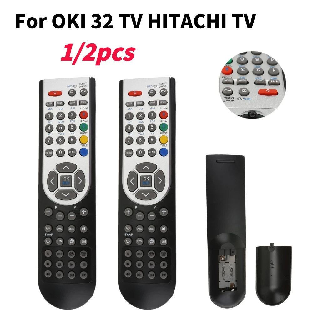 RC1900 Remote Control for OKI 32 TV HITACHI TV ALBA LUXOR BASIC VESTEL TV Remote Control Battery Powered