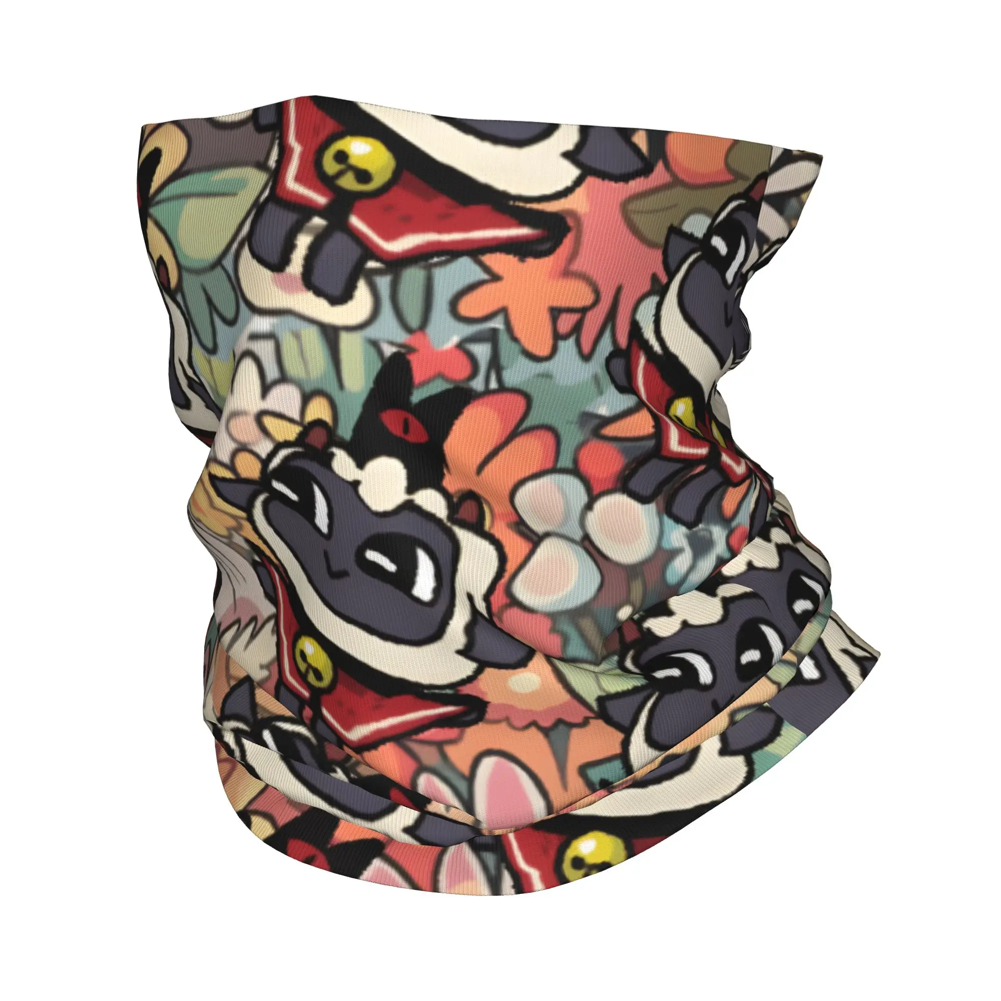 Custom Cult Of The Lamb Bandana Neck Gaiter for Hiking Running Women Men Wrap Scarf Video Game Balaclava Warmer